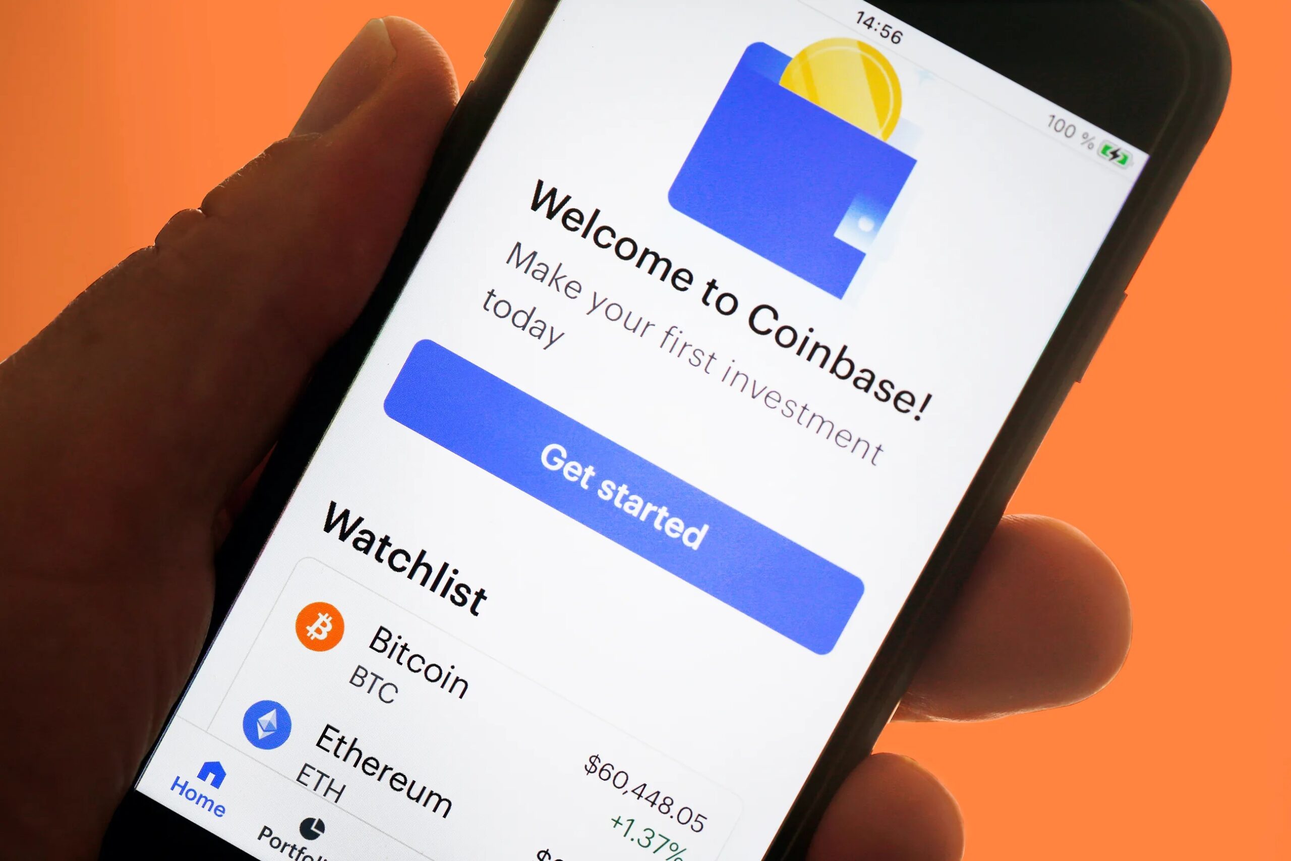 ثبت نام در صرافی کوین بیس